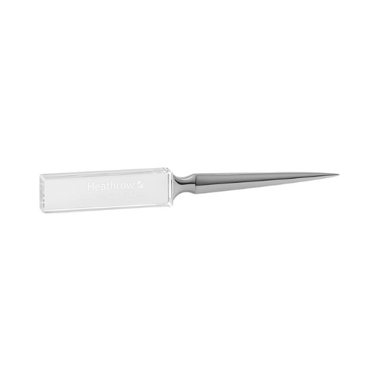 Engraved Optical Crystal Letter Opener