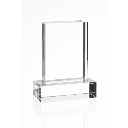 Engraved Optical Crystal Book Award